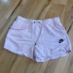 Nike Sweat Shorts, Light Pink, Size S
